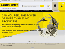 Tablet Screenshot of export.kaiserkraft.com